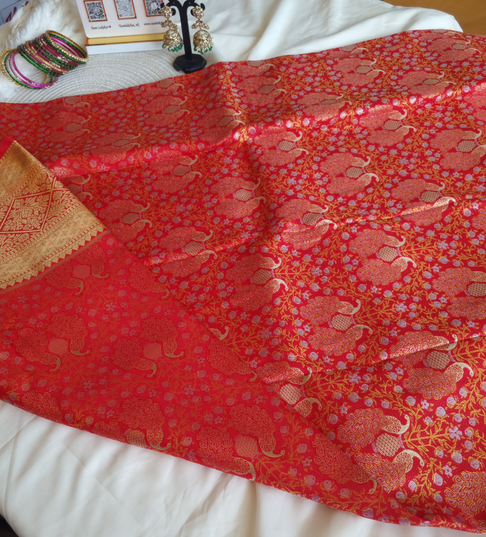 Premium Kanchi Tissue SILK SAREE