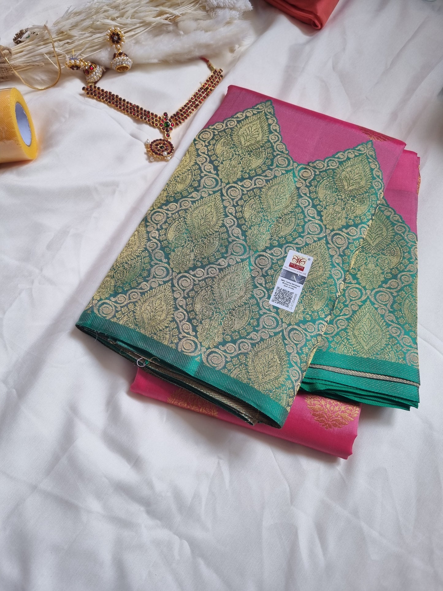 Kancheepuram silk Saree Silk mark Certified
