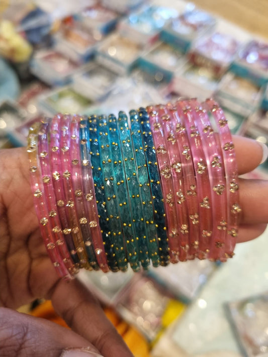 Premium Glass Bangles.