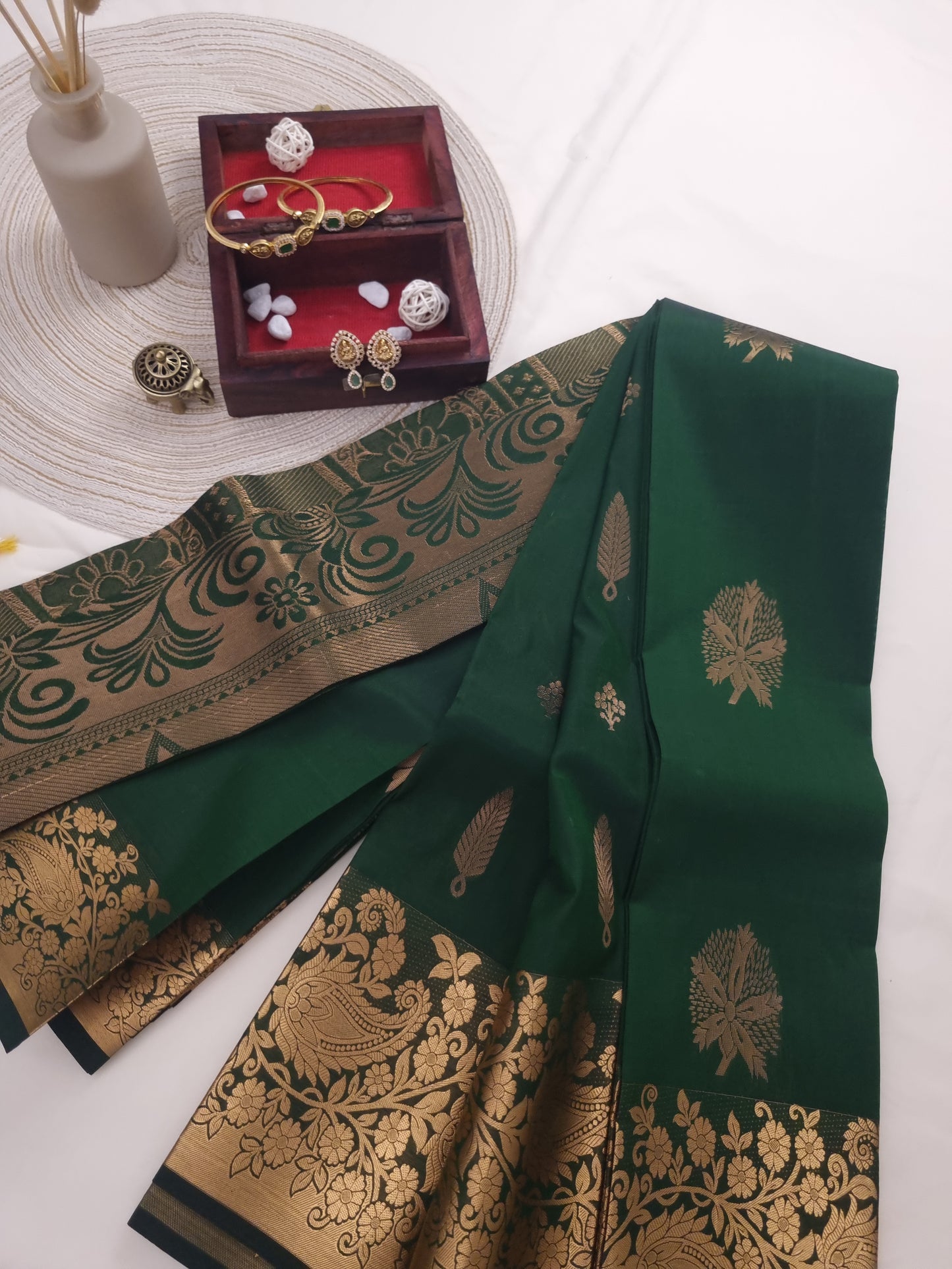 Kanjeevaram semi silk saree
