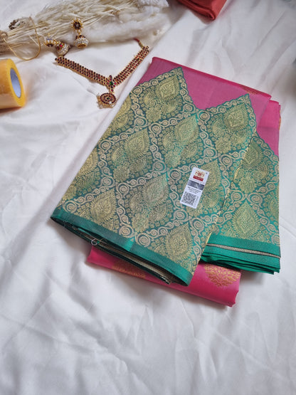 Kancheepuram silk Saree Silk mark Certified