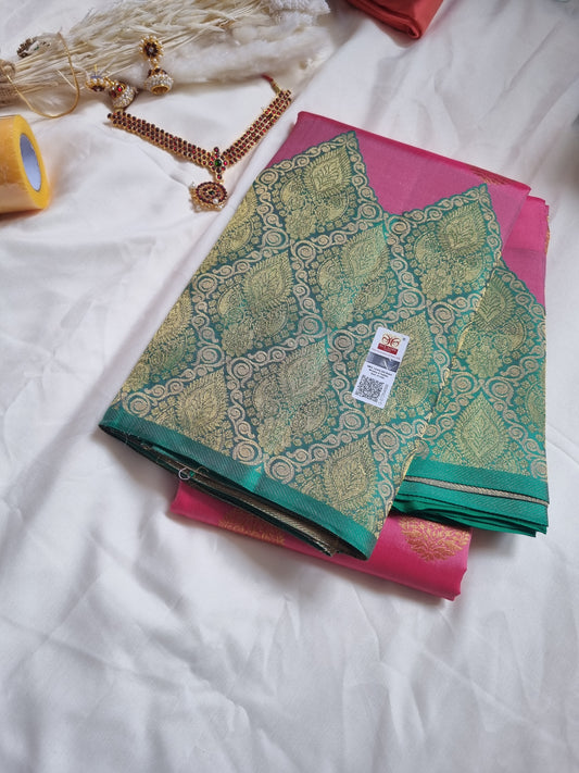 Kancheepuram silk Saree Silk mark Certified