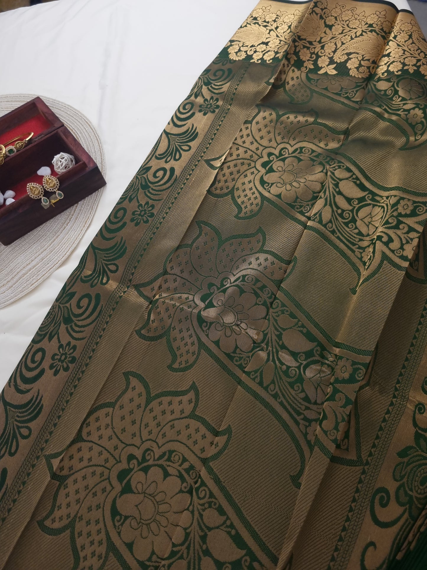 Kanjeevaram semi silk saree