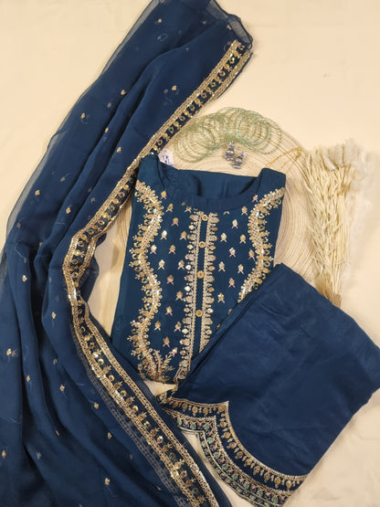 Royal blue 3 Pcs set