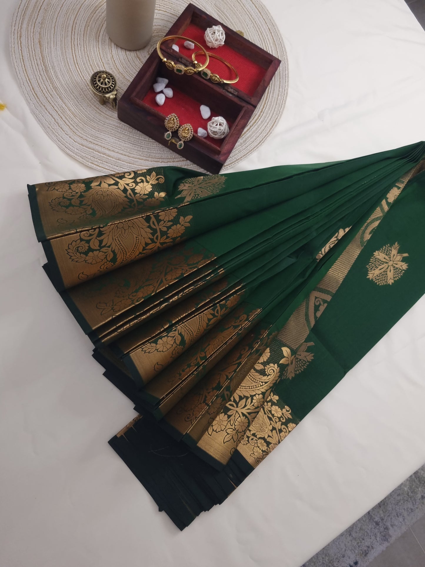 Kanjeevaram semi silk saree