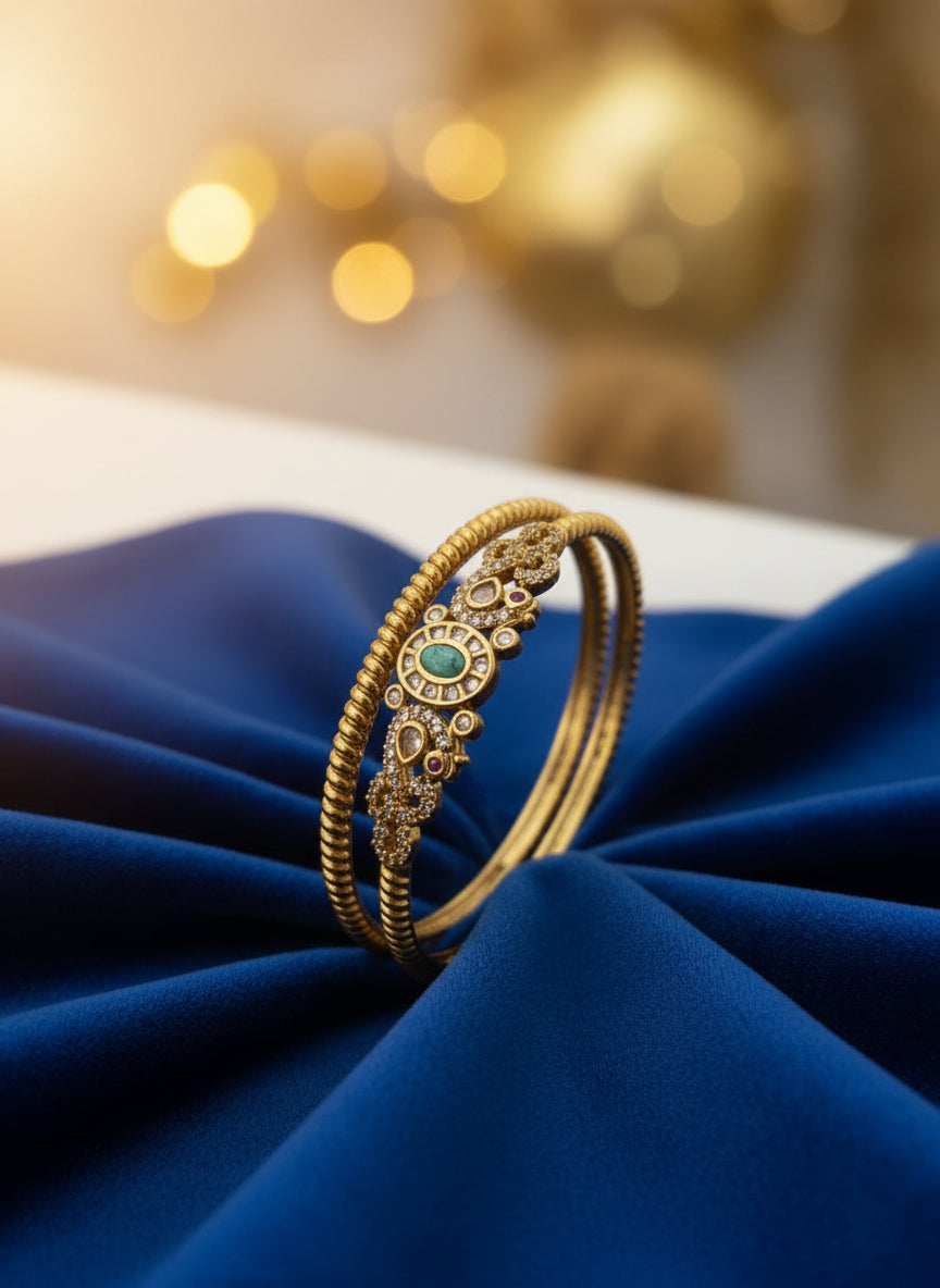 Victorian antique bangles set of 2