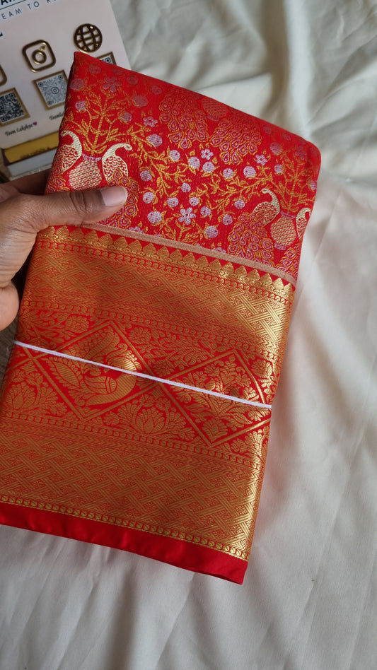 Premium Kanchi Tissue SILK SAREE